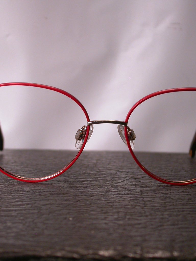 Warby Parker Arlen Red And Gold Round Tortoise Eyeglasses Frames — image 2 of 8